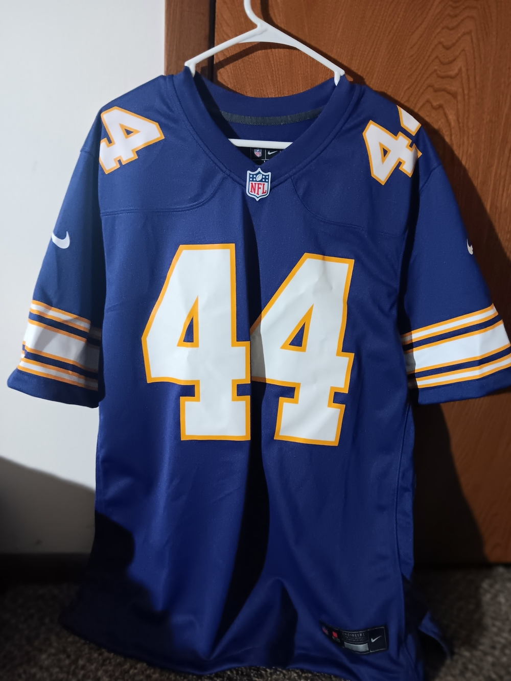 Nike Men's #44 Blue Football Jersey